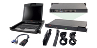 KVM 2x1x16 Ip With 17in Rack LCD And USB Vm Server Module Bundle                                    