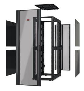 Netshelter Sx 48u 750mm Wide X 1200mm Deep Enclosure Without Doors Black                            
