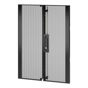 NetShelter SX 18U 600mm Wide Perforated Split Doors Black