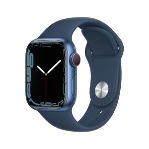 Watch Series 7 Gps + Cellular 41mm Blue Aluminium Case With Abyss Blue Sport Band Regular