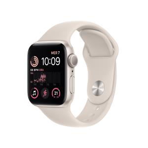 APPLE WATCH SE GPS 40MM STARLIGHT SPORT BAND REG                                                    
