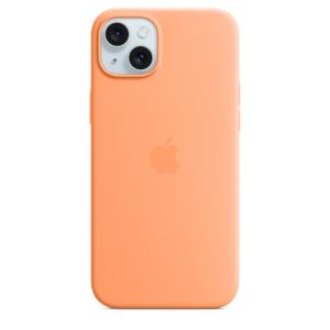 iPhone 15 Plus - Silicone Case With Magsafe - Orange Sorbet