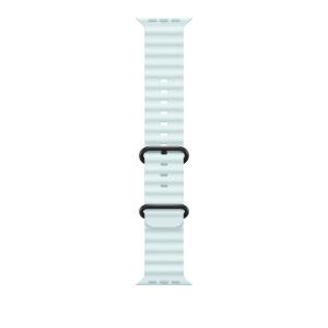 49mm Ice Blue Ocean Band - Black Titanium Finish