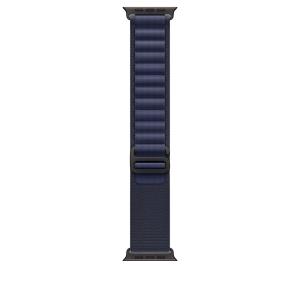 49mm Navy Alpine Loop - Medium - Black Titanium Finish