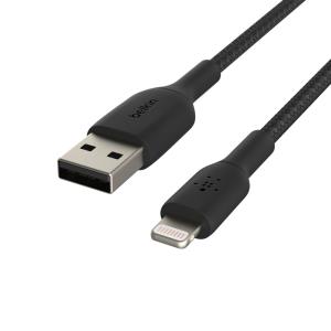 Lightning To USB-a Cable Braid 2m Black