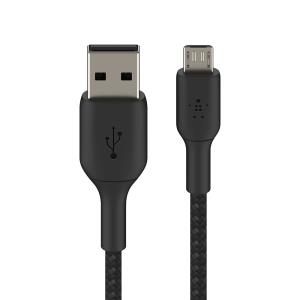 Boost Charge Micro-USB To USB-a Cable Braided 1m Black