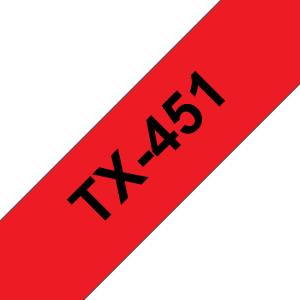 Tape 24mm Lami Black On Red (tx451)