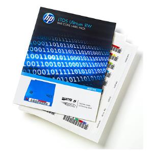 HPE LTO-5 Ultrium RW Bar Code label pack
