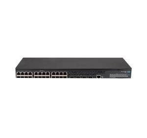 FlexNetwork 5140 24G 4SFP+ EI Switch, (24) RJ-45 autosensing 10/100/1000 ports, (4) SFP+ fixed 1000/10000 SFP+ ports