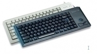 Corded G84-4400 Compact Ultraflat - Keyboard with Trackball - USB - Black - Azerty Belgian