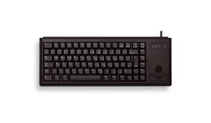 Corded G84-4400 Compact Desktop Ultraflat - Keyboard with Trackball - Ps/2 - Black - Qwertzu German
