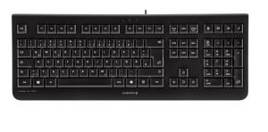 Corded KC 1000 Flat Keyboard - USB - Black - Qwerty Spanish