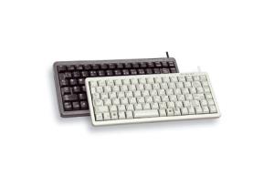 Corded G84-4100 Compact Keys 86 Keyboard - USB + Ps/2 - Black - Qwerty Spanish