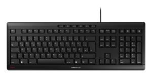 Corded STREAM Keyboard - USB - Black - Qwertzu German