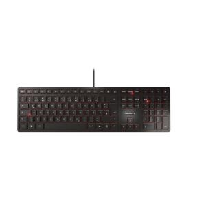 Corded KC 6000 SLIM Keyboard - USB - Black - Qwerty Nordic