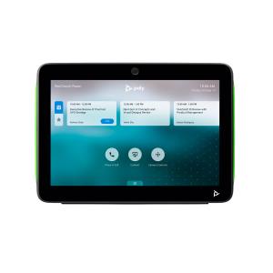 Tc10 Two-in-one Touch Panel Black For Room Scheduling And Meeting Control