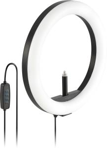 L1000 Bicolor Ring Light With Webcam Mount For Video Conferencing