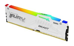 16GB Ddr5 6000mt/s Cl40 DIMM Fury Beast White RGB Xmp
