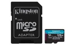 Micro Sdxc Card - Canvas Go Plus  - 128GB - Cl10 - Uhs-l A2 U3 With Adapter