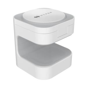 Hyper Hyperjuice Qi2 3-in-1 Magnetic Charging Stand - White