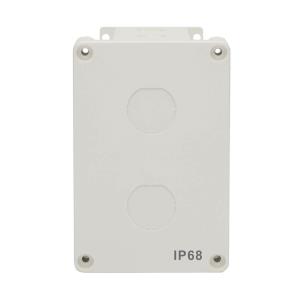 TRIPP LITE Waterproof Electrical Junction Box - Surface Mount, Industrial, Single Gang, IP67, TAA, 2 Cutouts