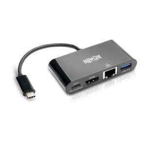 USB-C TYPE-C TO HDMI ADAPTER USB-A HUB THUNDERB 3 PD CHARGING