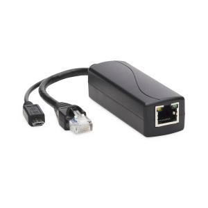 POE TO USB MICRO-B AND RJ45 ACT SPLITTER 48V TO 5V 1A 100 M