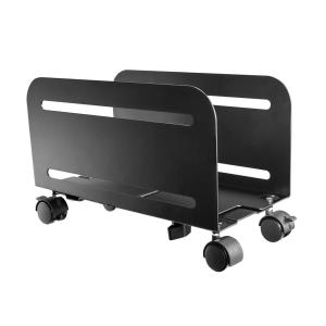 MOBILE CPU CADDY COMP TOWERS WIDTH ADJUST LOCKING CASTERS BLK