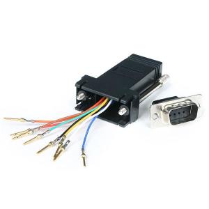 Network Adapter Converter Db9 Male To Rj45 Female                                                   