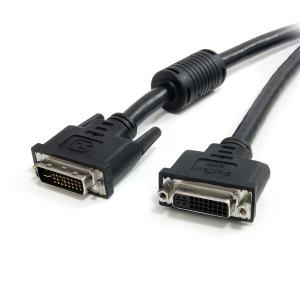 DVI-I Dual-link Digital/ Analog Flat Panel Cable M/ F 3m                                            