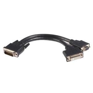 Dms-59 To DVI And Vga Y Cable 8in                                                                   