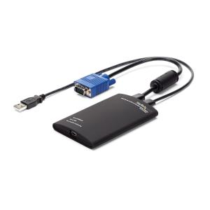 KVM Console To USB 2.0 Portable Laptop Crash Cart Adapter - Notecons01                              