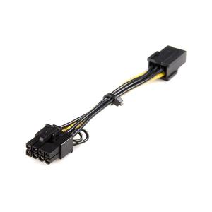 Power Adapter Cable Pci-e 6pin To 8pin