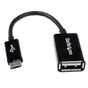 Micro USB To USB Otg Host Adapter M/f 4in                                                           