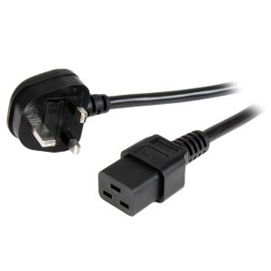 Ac Power Cord Bs-1363 To C19 - Uk Plug To C19 Power Cable 2m