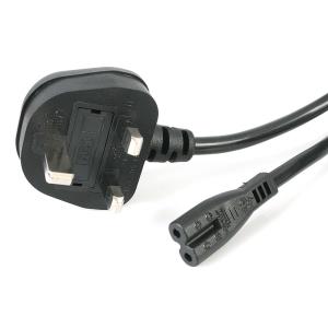 Laptop Power Cord - Uk Plug To Iec320 C7 Power Cord 1m                                              