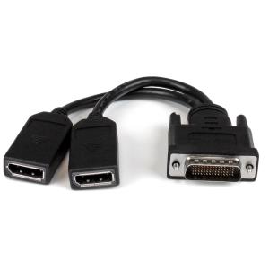 Dms-59 To Dual DisplayPort Cable Adapter - Dms To 2x Dp 8in                                         