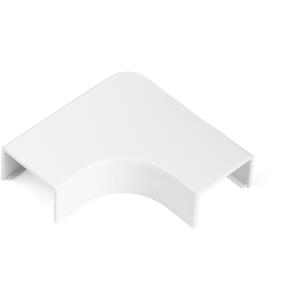 Wall Cable Raceway W/ Adhesive Tape 19x11mm Lateral Elbow