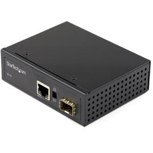 Industrial Fiber To Ethernet Media Converter - 1gbps Sfp To Rj45/CAT6 - Sm/mm Fiber To Copper Gigabit Network Ip-30 12v Input