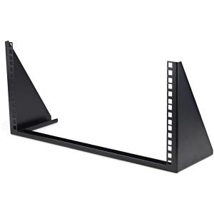 Vertical Wall Mount Rack - 5u 19in Low Profile Open Wall Mounting Bracket 