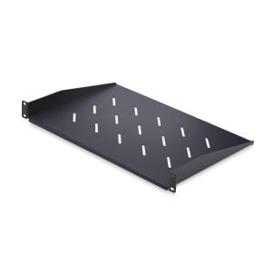 1u Server Rack Shelf Vented- 12in Depth Cantilever Tray 25lb Max