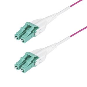 Fiber Optic Cable - Om4 Lc/lc Multimode 40g/100g Lommf/vcsel 10m Erika Violet