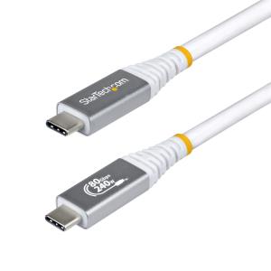 USB4 Cable USB-if Certified 8k120/dp2.1/240w/80gbp 50cm White 