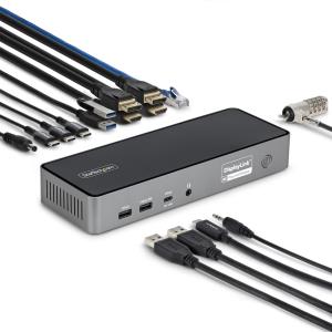 Triple-monitor Docking Station 4k 60hz Hdmi/DisplayPort 