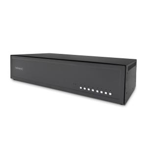 Dual-monitor KVM Switch - 8-port  DisplayPort, 4k 30hz, Niap 4.0 Desktop KVM