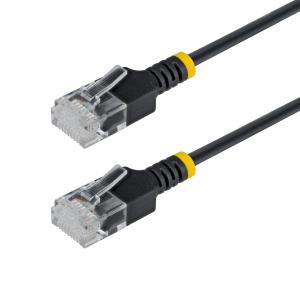 Patch Cable - CAT6a - Utp - 15cm - Snagless - Black Slim