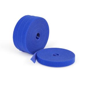 Hook And Loop Roll, 0.5in Wide, Blue, Cut-to-size Reusable Cable Ties 4-pack 4.6m 