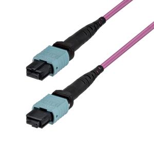 Fiber Patch Cable - Mtp/ Mpo Fiber Optic Cable, 12f Type-b, Om4 Multimode Mtp/pc Femalex - 10m 