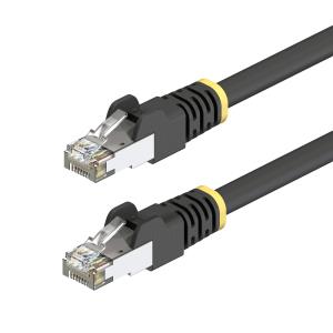 Patch Cable (outdoor ) - CAT6a - Stp - Snagless - 15m - Black