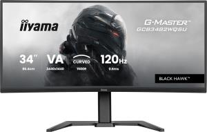 Desktop Monitor - G-MASTER GCB3482WQSU-B1 - 34in - 3440x1440 (UWQHD) - Black